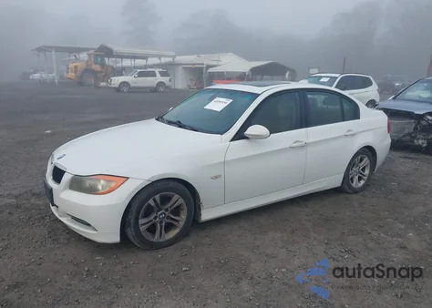 2008 BMW 328I z USA, uszkodzony, nr VIN WBAVC535X8FZ82465